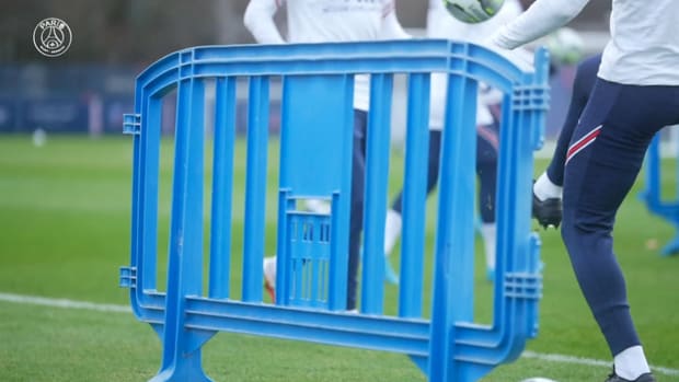 Marquinhos' s training session before Lille clash